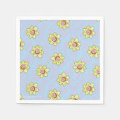 Serviette En Papier Motif de fleurs Morty (Devant)