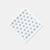 Serviette En Papier Motif de flocon de diamant (Coin)