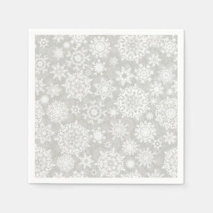 Serviette En Papier Motif de flocon de neige