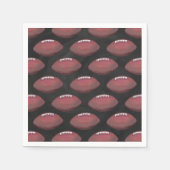 Serviette En Papier Motif de football peint (Devant)