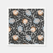 Serviette En Papier Motif de foudre Rick et Morty (Devant)