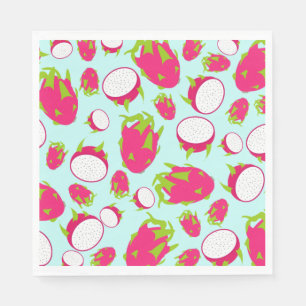 Serviette En Papier Motif de fruits dragon