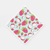 Serviette En Papier Motif de fruits dragon (Coin)