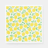 Serviette En Papier Motif DE FRUITS FRAIS LEMON NAPKIN (Devant)