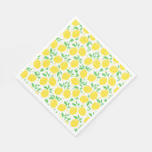 Serviette En Papier Motif DE FRUITS FRAIS LEMON NAPKIN (Coin)