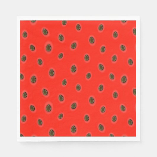 Serviette En Papier Motif de graines de pastèque (Devant)