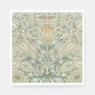 Serviette En Papier Motif de grenade antique William Morris Lily