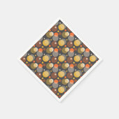 Serviette En Papier Motif de la bande de points Polka (Coin)