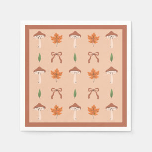 Serviette En Papier Motif de la corbeille d'automne