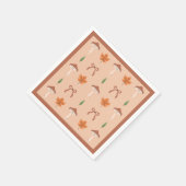 Serviette En Papier Motif de la corbeille d'automne (Coin)