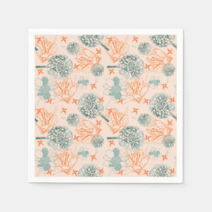 Serviette En Papier Motif de la félicité botanique