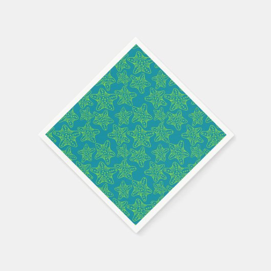 Serviette En Papier Motif de la foule de Starfish (Coin)