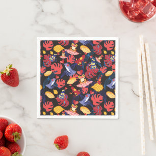 Serviette En Papier Motif De La Grenouille Amoureuse