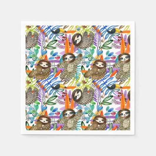 Serviette En Papier Motif de la jante d'aquarelle de dessin (Devant)