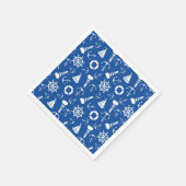 Serviette En Papier Motif de la mer bleue (Coin)