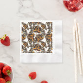 Serviette En Papier Motif de la moth (En situation)