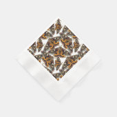 Serviette En Papier Motif de la moth (Coin)