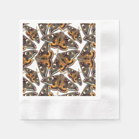 Serviette En Papier Motif de la moth (Devant)