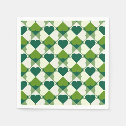 Serviette En Papier Motif de la Saint-Patrick (Devant)