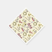 Serviette En Papier Motif de la scène de la plage (Coin)