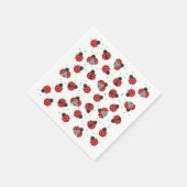 Serviette En Papier Motif de Ladybugs (Coin)