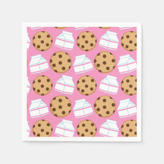 Serviette En Papier Motif de lait et de cookies