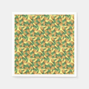 Serviette En Papier Motif de l'ananas tropical Yummy