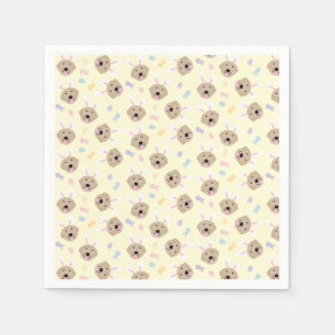 Serviette En Papier Motif de l'épreuve de Pâques Bunny