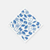 Serviette En Papier Motif de livre (Coin)