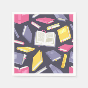 Serviette En Papier Motif de livre