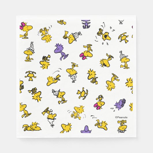 Serviette En Papier Motif de loisirs Woodstock (Devant)