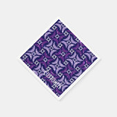 Serviette En Papier Motif de lune mystique violet serviettes (Coin)