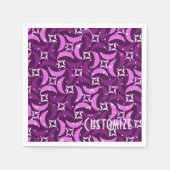 Serviette En Papier Motif de lune rose mystique (Devant)