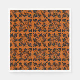 Serviette En Papier Motif de méandre grec antique en terre cuite