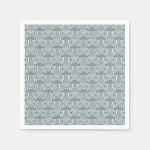 Serviette En Papier Motif de moustache de morse