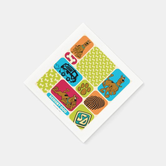 Serviette En Papier Motif de mystère Scooby-Doo (Coin)