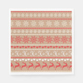 Serviette En Papier Motif de Noël (Devant)