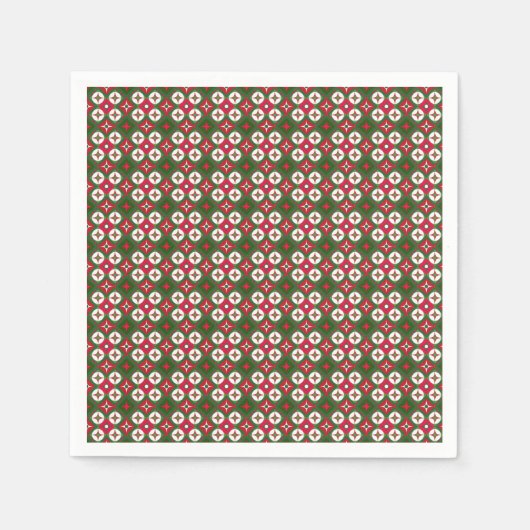 Serviette En Papier Motif de Noël (Devant)