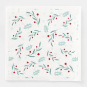 Serviette En Papier Motif de Noël 112 (Devant)