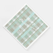 Serviette En Papier Motif de Noël côtier #2 ID1009 (Coin)