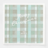 Serviette En Papier Motif de Noël côtier #2 ID1009 (Devant)