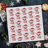Serviette En Papier Motif de Noël du chien de Chihuahua