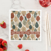 Serviette En Papier Motif de Noël Earth Tones #5 ID1009 (En situation)