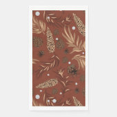 Serviette En Papier Motif de Noël, Pine Snow 8 (Devant)