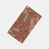 Serviette En Papier Motif de Noël, Pine Snow 8 (Coin)
