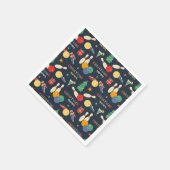 Serviette En Papier Motif de Noël rétro (Coin)