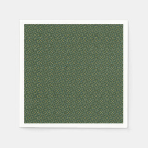 Serviette En Papier Motif de noeud celtique tissé