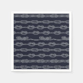 Serviette En Papier Motif de noeuds maritimes (Devant)