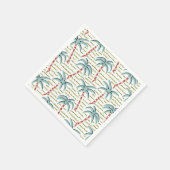 Serviette En Papier Motif de palmier (Coin)