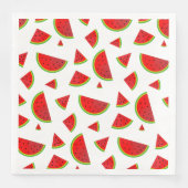 Serviette En Papier Motif de pastèque (Devant)